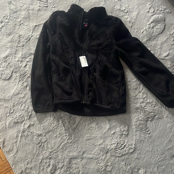 Faux fur zip up jacket - Picture 2 of 4